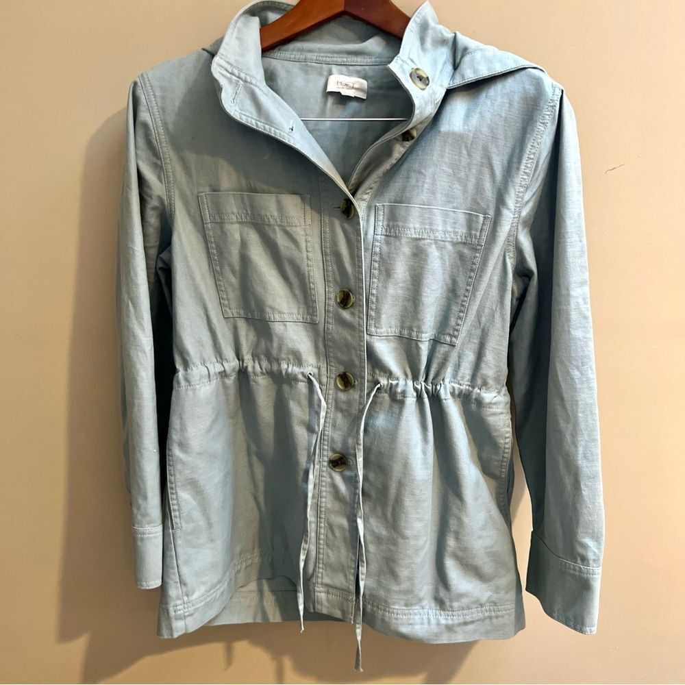 Talbots light teal Utility Jacket size XS/S